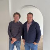 Eigentümer Bernd Wienken und Mieter Daniel Minarzik.