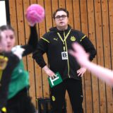 Handball, 3. Liga Nord-West 25. Februar 2024, Halle Nord. PSV Recklinghausen – Borussia Dortmund II 31:28.
