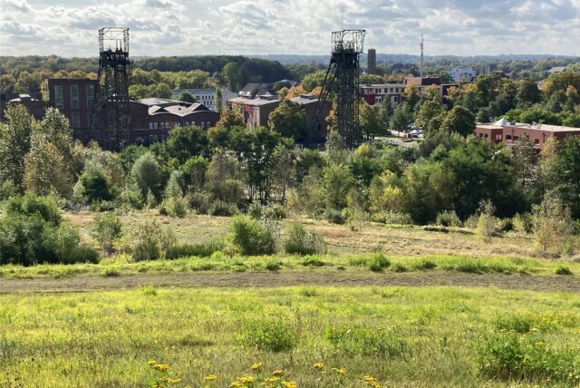Blick von der Halde Brinkfortsheide Erweiterung auf Hüls