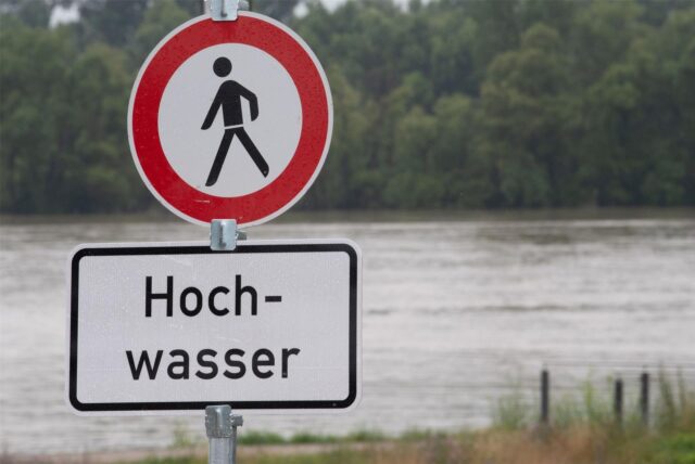 Warnung vor Hochwasser