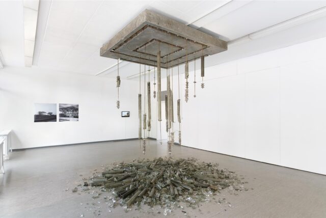Diese Arbeit des Bildhauers Danylo Halkin ist der Ausstellung des Skulpturenmuseums zu sehen.