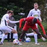 Jubelnde Spieler des FC Marl.