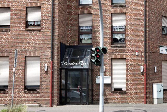 Ansicht von der Gaststätte Weseler Tor