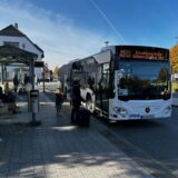 Bus am Bahnhof in Haltern.