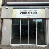 Leerstehendes Ladenlokal der Kaffeerösterei Cuhlmann in Haltern.