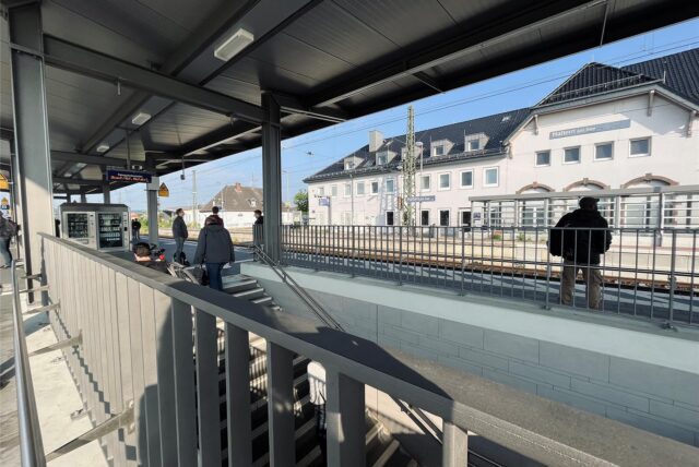 Außenansicht vom Halterner Bahnhof