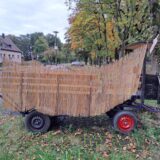 Ein herrenloser Maiwagen steht an der Hullerner Straße in Haltern.