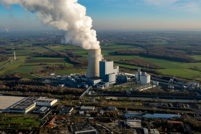 Luftbild vom Kraftwerk Datteln 4