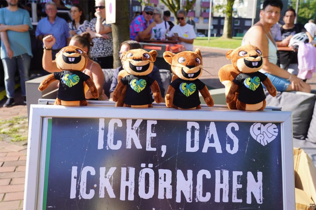 Seit diesem Jahr hat Ickern auch ein eigenes Maskottchen: Icke, das Ickhörnchen.