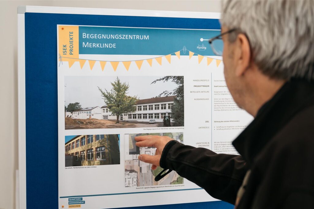 Aus der ehemaligen Harkortschule an der Wittener Straße wurde das Begegnungszentrum Merklinde. Aus der ehemaligen Harkortschule an der Wittener Straße wurde das Begegnungszentrum Merklinde.
