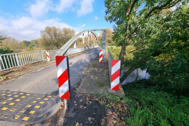 Eine Brücke über die Lippe bei Vinnum