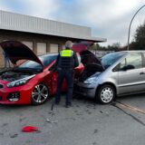 Unfall in Reken. Zwei Autos sind kollidiert