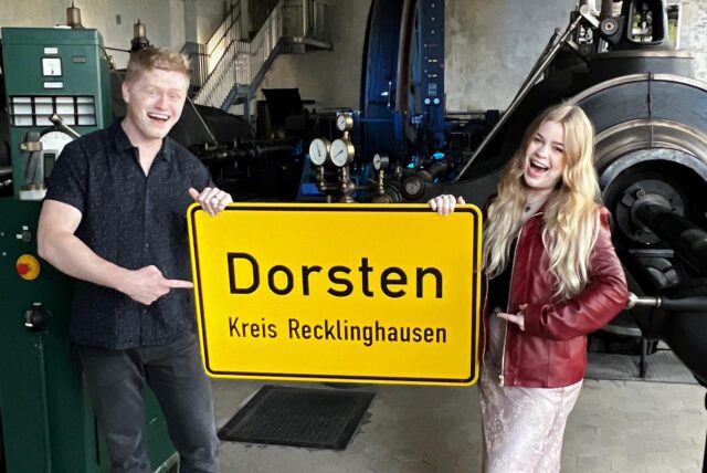 Im April war die Geschwisterband Dorsten zum ersten Mal für ein Konzert auf der Zeche Fürst Leopold in Dorsten.