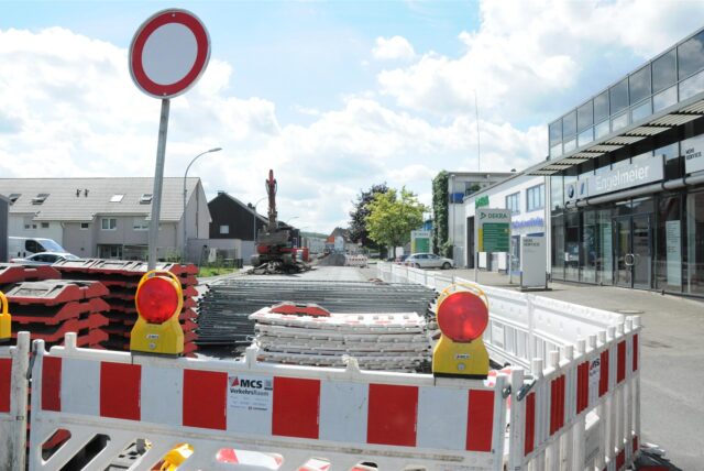 Bauarbeiten Recklinghäuser Straße