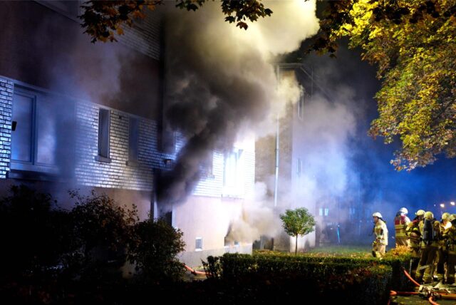 Kellerbrand an der Wildermannstraße in Recklinghausen am 19.10.24