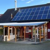 Außenansicht der Imbiss-Stube in Lavesum