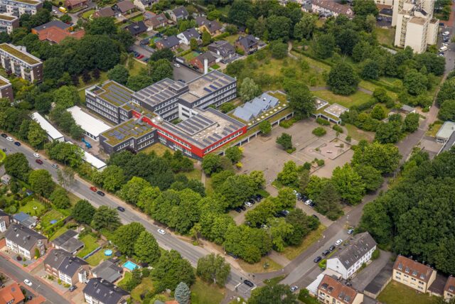Die Neue Schule Dorsten aus der Luft