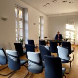 Bürgermeister Andreas Stegemann im Standesamt.