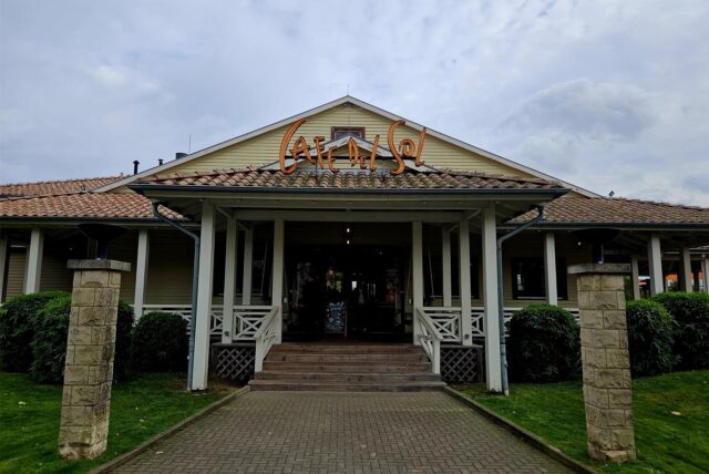 Das Cafe del Sol in Marl von außen