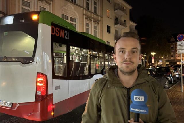 Tewe Schefer live aus der Castroper Altstadt. Warum stand dort zwischen 17.30 und 18.55 Uhr der Verkehr still?