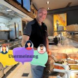 Nunzio Marcucci hinter der Theke der „Wurscht Factory“: Nach vier Monaten beendete der Gastronom, bekannt aus der Trattoria Puglia, seinen Imbiss-Versuch in Castrop.
