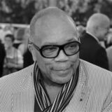 Quincy Jones, US-amerikanischer Jazztrompeter und Musikproduzent.