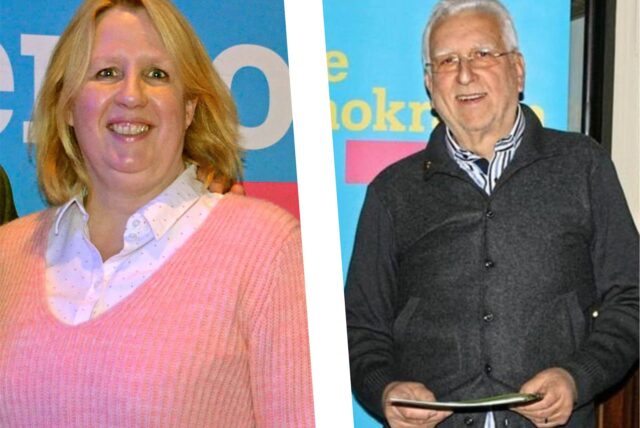 Wechsel an der Spitze der FDP-Kreistagsfraktion: Die langjährige Vorsitzende Christine Dohmann (l.) verzichtet auf ihr Mandat. Georg Gunnemann ist neuer Vorsitzender.