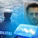Montage von Polizei und dem verpixelten Bild von dem Beschuldigten Mahmoud H.