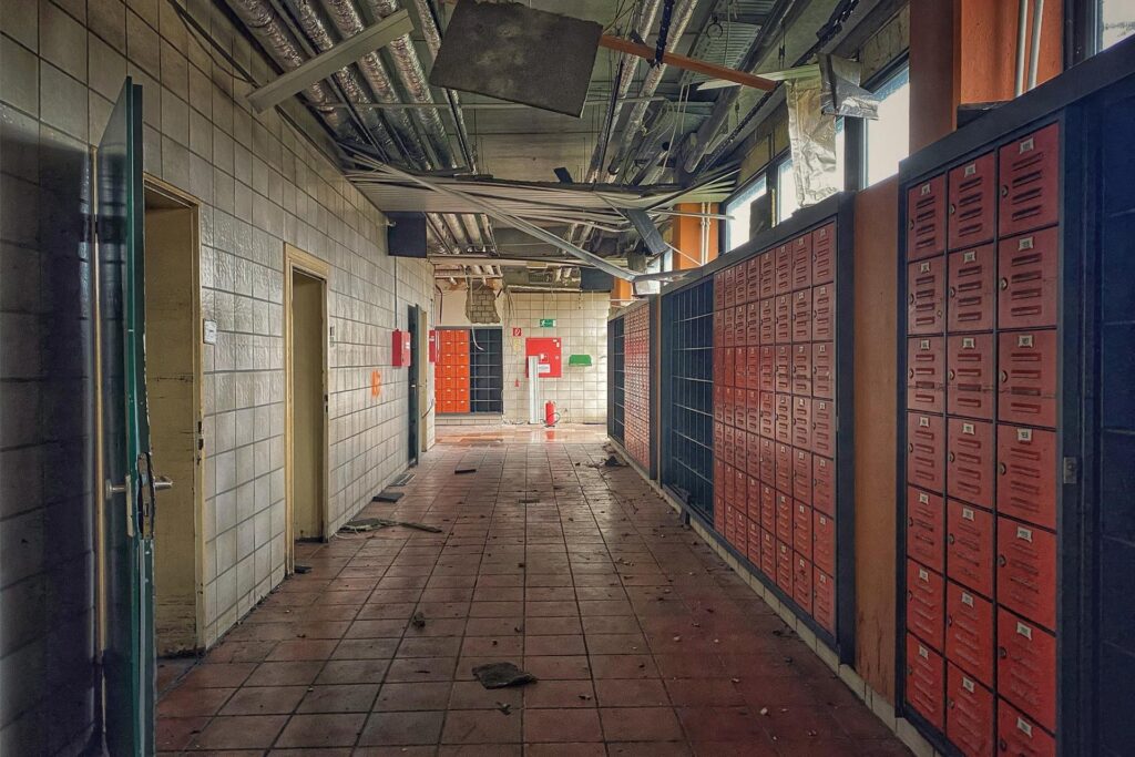 Blick ins Innere von AV 8 in Haltern. Blick ins Innere von AV 8 in Haltern.