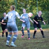 Michelle Pagels (3. v. l.) erzielte im Testspiel gegen SpVgg Gerthe den Siegtreffer zum 2:1 für den SV Titania Erkenschwick (Archivbild).