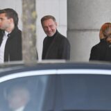 Christian Lindner (FDP,M), Bundesminister der Finanzen und FDP-Vorsitzender, kommt zu einem Treffen mit Wirtschaftsminister Habeck und Bundeskanzler Scholz ins Kanzleramt.