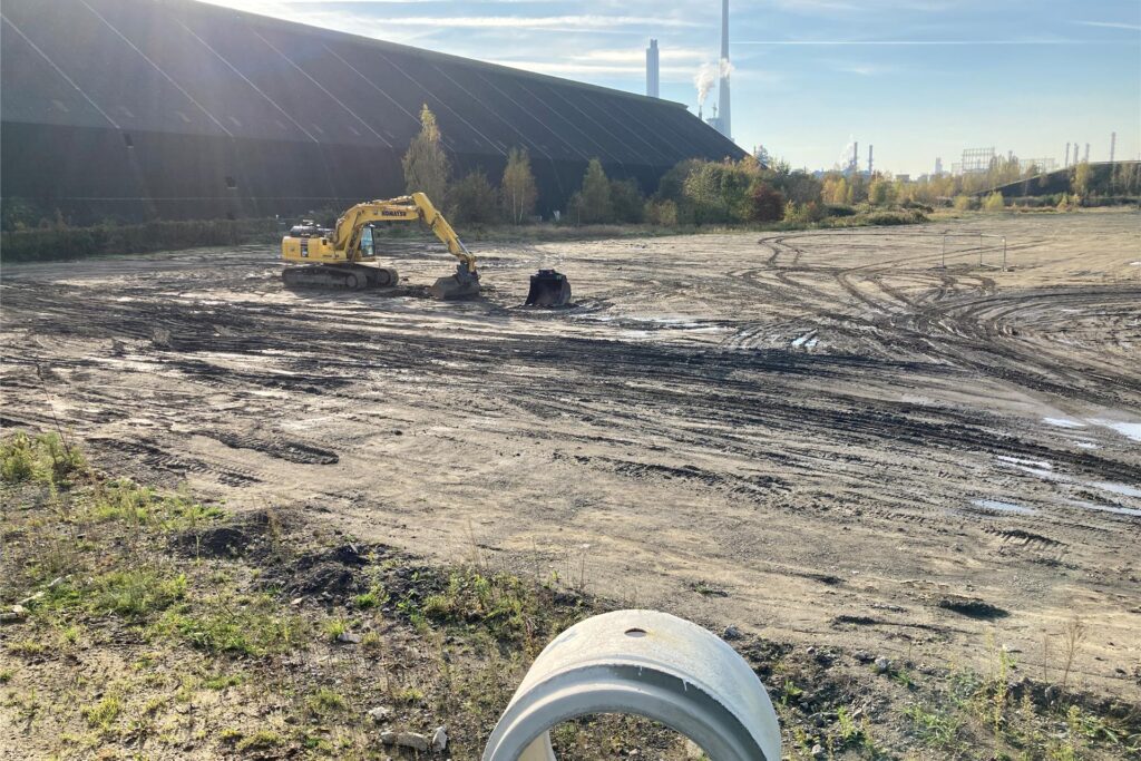 Auch der Bereich zwischen Kohlenmischhalle und Nordstraße wird für die Ansiedlung von Thalia vorbereitet. Auch der Bereich zwischen Kohlenmischhalle und Nordstraße wird für die Ansiedlung von Thalia vorbereitet.
