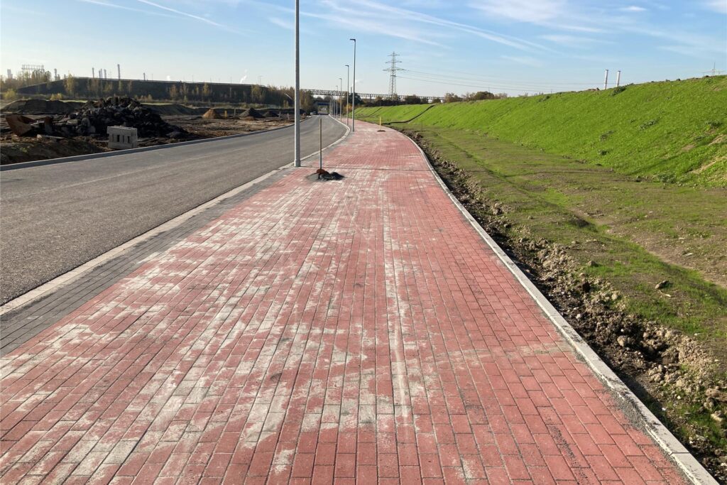 Die Nordstraße bekommt auch einen komfortablen Fahrradweg. Die Nordstraße bekommt auch einen komfortablen Fahrradweg.