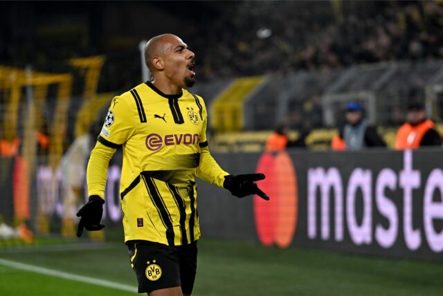 Donyell Malen jubelt.