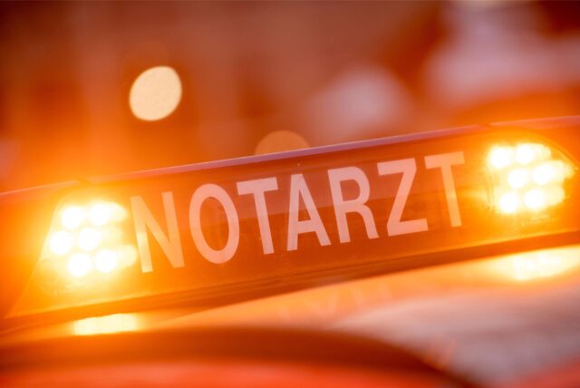 Notarztwagen im Einsatz
