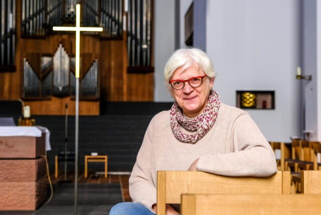 Pastoralreferentin Cilli Leenders-van Eickels – hier in der St. Elisabeth-Kirche – geht in den Ruhestand.