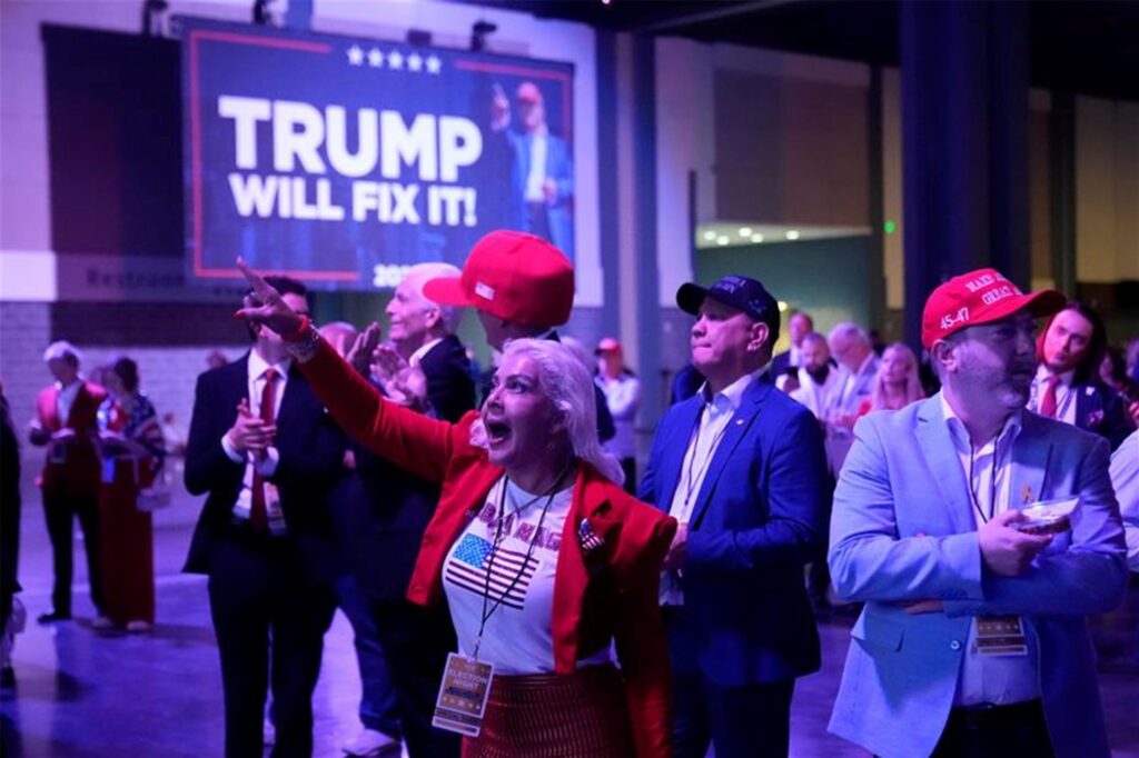 North Carolina und Georgia bringen Trump auf die Gewinnerstraße.