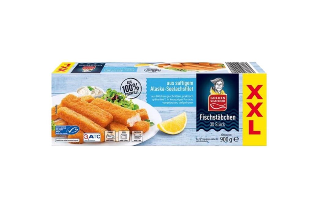 Die von dem Rückruf bei Aldi Süd betroffenen Fischstäbchen 
