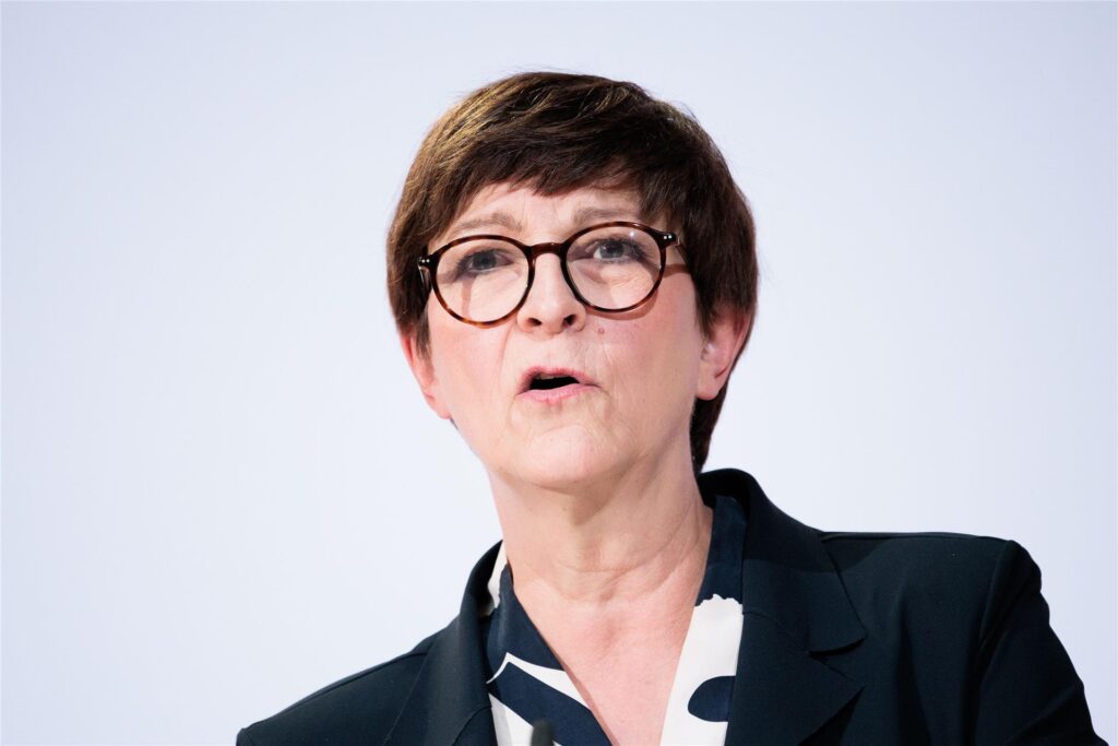 Saskia Esken, Vorsitzende der SPD Saskia Esken, Vorsitzende der SPD