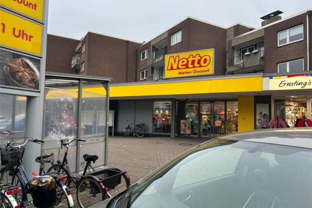 Die Nettofiliale an der Borkener Straße in Dorsten
