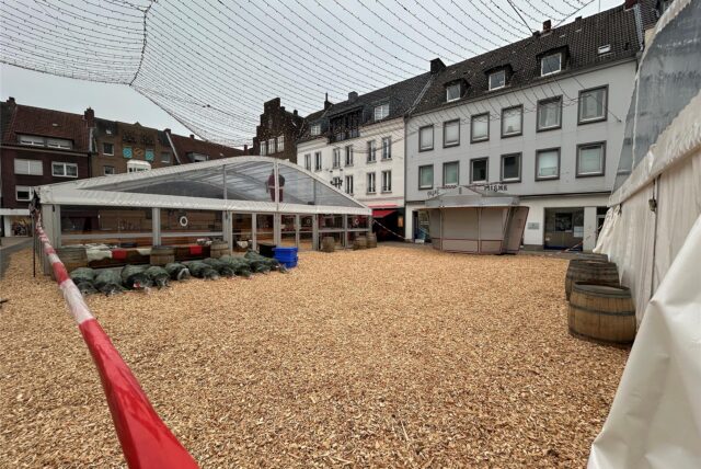 Der Winterzauber auf dem Dorstener Marktplatz