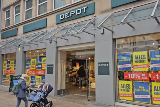 Die „Depot“-Filiale auf dem Ostenhellweg in Dortmund.