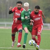 Erzielte gleich vier Treffer: Tim Frenz (l.) von SW Meckinghoven II.