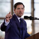 Senator Marco Rubio aus Florida spricht während einer Wahlkampfveranstaltung.