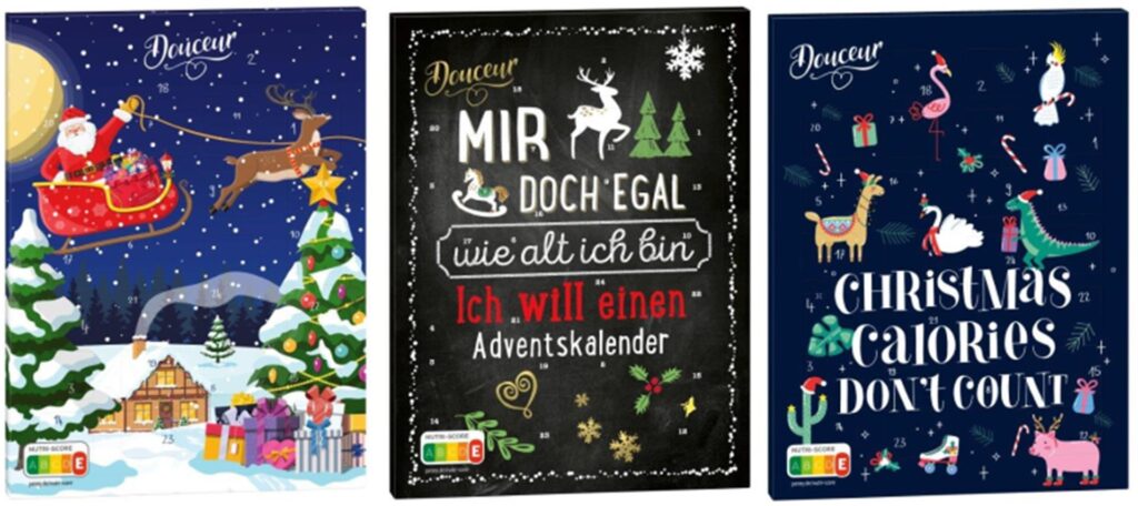 Diese Adventskalender der Marke Douceur wurden beim Discounter Penny verkauft. Nun startete der Hersteller eine Rückrufaktion. Diese Adventskalender der Marke Douceur wurden beim Discounter Penny verkauft. Nun startete der Hersteller eine Rückrufaktion.
