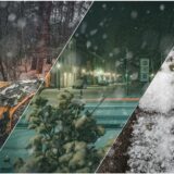 Schnee Gewitter Sturm Haltern Wetter