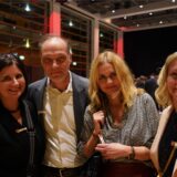 Martin Brambach und Christine Sommer mit weiteren Gästen auf der Feier der Ruhrpotthelden im Ruhrfestspielhaus in Recklinghausen