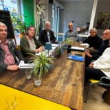 David Schütz (Pfarreirat St. Sixtus), Magdalene Meier (Grüne), Herbert Bludau-Hoffmann (Forum), Arno Huesmann (SPD), Anke Verhoeven, Wilhelm Neurohr (Forum) und Ulrike Doebler (Grüne).