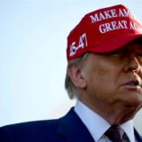 Der designierte US-Präsident Donald Trump trifft vor dem Start des sechsten Testflugs der SpaceX Starship-Rakete in Boca Chica, Texas, ein. 