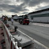 Baustelle an der Recklinghäuser Straße in Haltern